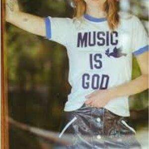 Stoned Immaculate Cream and Blue Music Tee